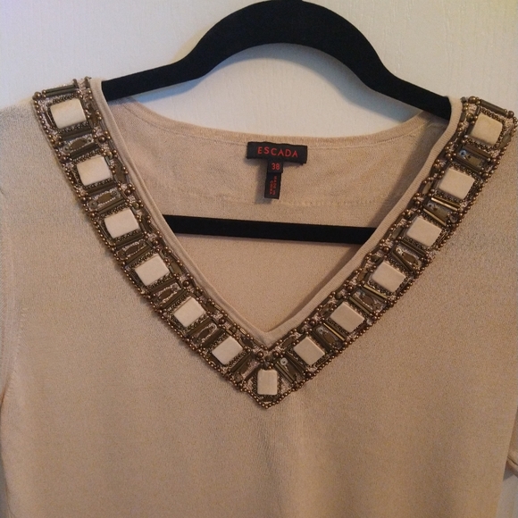 Vintage Escada beaded top - Picture 7 of 9